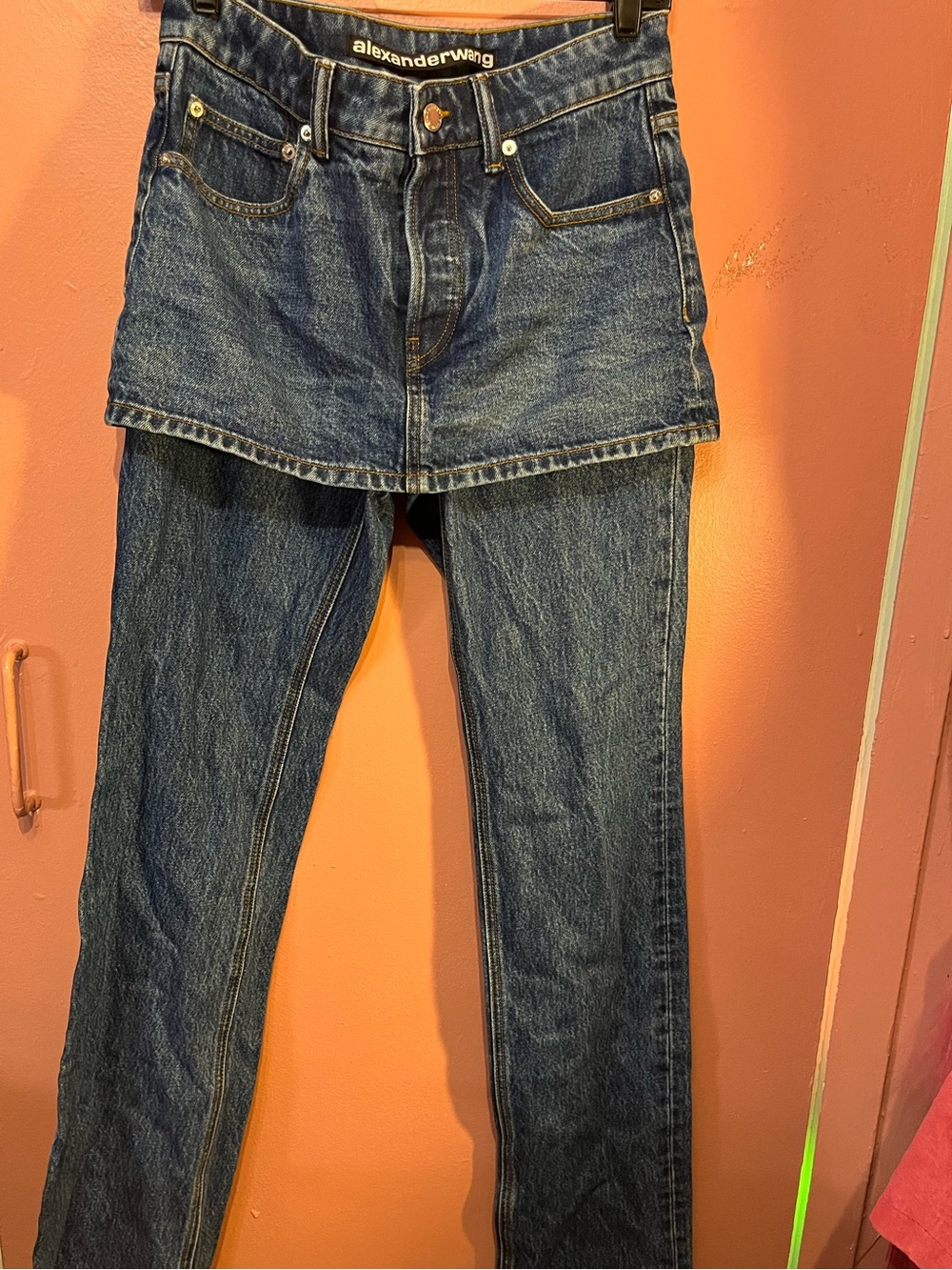 Alexander Wang Indigo Straight-Leg Jeans